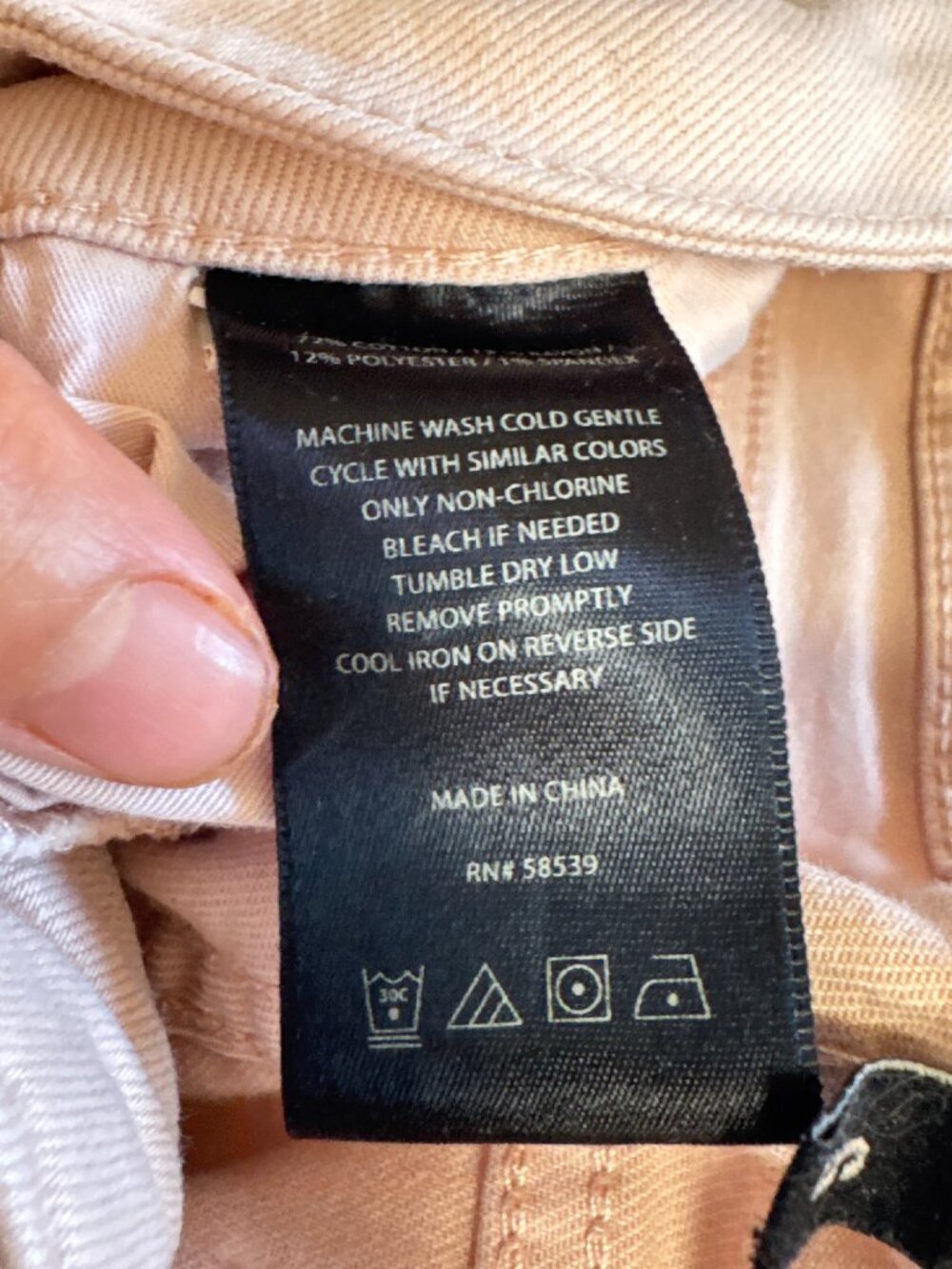 Kut From The Kloth Amy Crop Straight Leg Jeans Blush Rose Size 6 - Picture 2 of 10